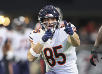 Where does Chicago stand at tight end?