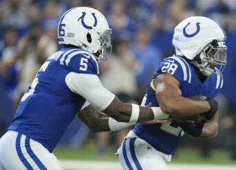 Jonathan Taylor among the few NFL players to wear the ‘guardian cap’ on his helmet