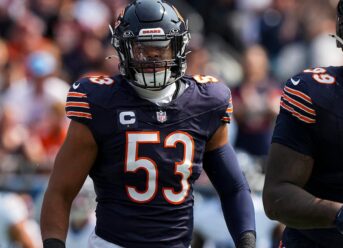 Bears’ T.J. Edwards fined $16,883 for hip-drop tackle that injured Texans RB Joe Mixon