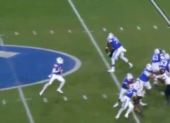 WATCH: BYU QB Jake Retzlaff’s 35-yard TD pass in game’s final seconds helps Cougars stay unbeaten