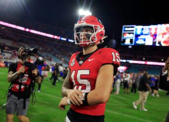Georgia QB Carson Beck points to struggling running game to explain offensive woes after loss to Ole Miss