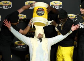 Watch: Minnesota coach P.J. Fleck receives mayo bath after Golden Gophers win Mayo Bowl